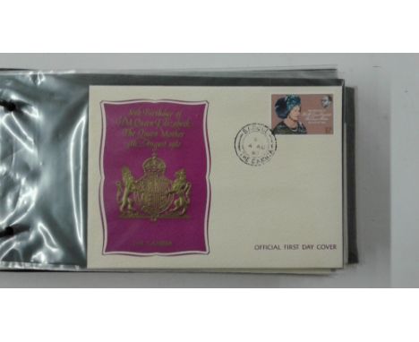Four albums of stamps and First Day covers