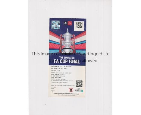 FA CUP FINAL 2019      Royal Box FA Cup Final ticket Manchester City v Watford 2019.     Good