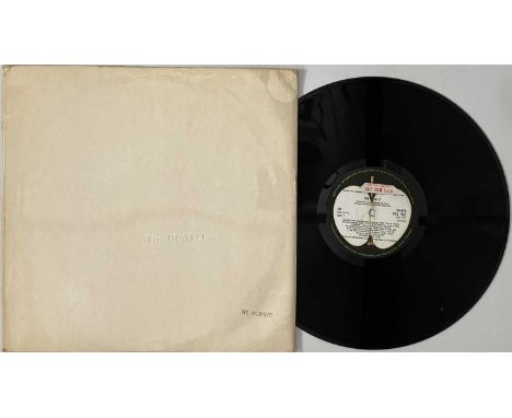 THE BEATLES - WHITE ALBUM LP (ORIGINAL UK STEREO COPY PCS 7067/8 - 'FACTORY SAMPLE' STICKERED). Cool clean example original U