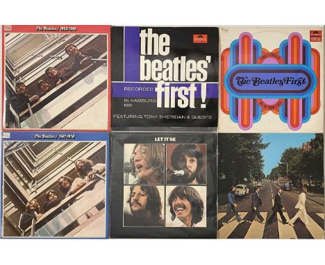 THE BEATLES &amp; RELATED - LP SELECTION. Lovely clean collection of 7 x LPs. Titles including The Beatles' First (UK Polydor