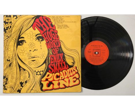 THE PICADILLY LINE - THE HUGE WORLD OF EMILY SMALL LP (UK PSYCH - CBS SBPG 63129). A gorgeous original UK stereo pressing of 