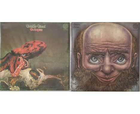 GENTLE GIANT - UK OG LPs - RARITIES PACK. A pack of 2 x UK original LPs by Gentle Giant. Titles are Gentle Giant (6360 020 - 