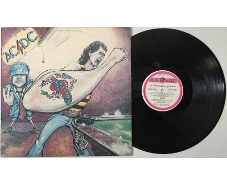 AC/DC - DIRTY DEEDS DONE DIRT CHEAP LP (NEW ZEALAND ORIGINAL - MUSIC WORLD MUFP 508). A rare original New Zealand LP pressing