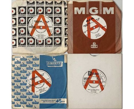ROCK 'N' ROLL - ORIGINAL UK 60s 7" DEMOS. Rockin' selection of 4 x scarce original R&amp;R 7" UK demos from the 60s. Titles a