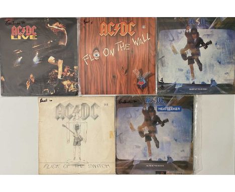 AC/DC - BRAZILIAN LP RARITIES. A quality pack of 5 Brazilian pressed LP rarities by AC/DC. Titles include Blow Up Your Video 