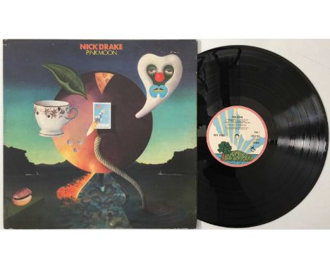 NICK DRAKE - PINK MOON LP (ORIGINAL UK COPY - ISLAND ILPS 9184). A well kept original UK copy of the third, and sadly final l