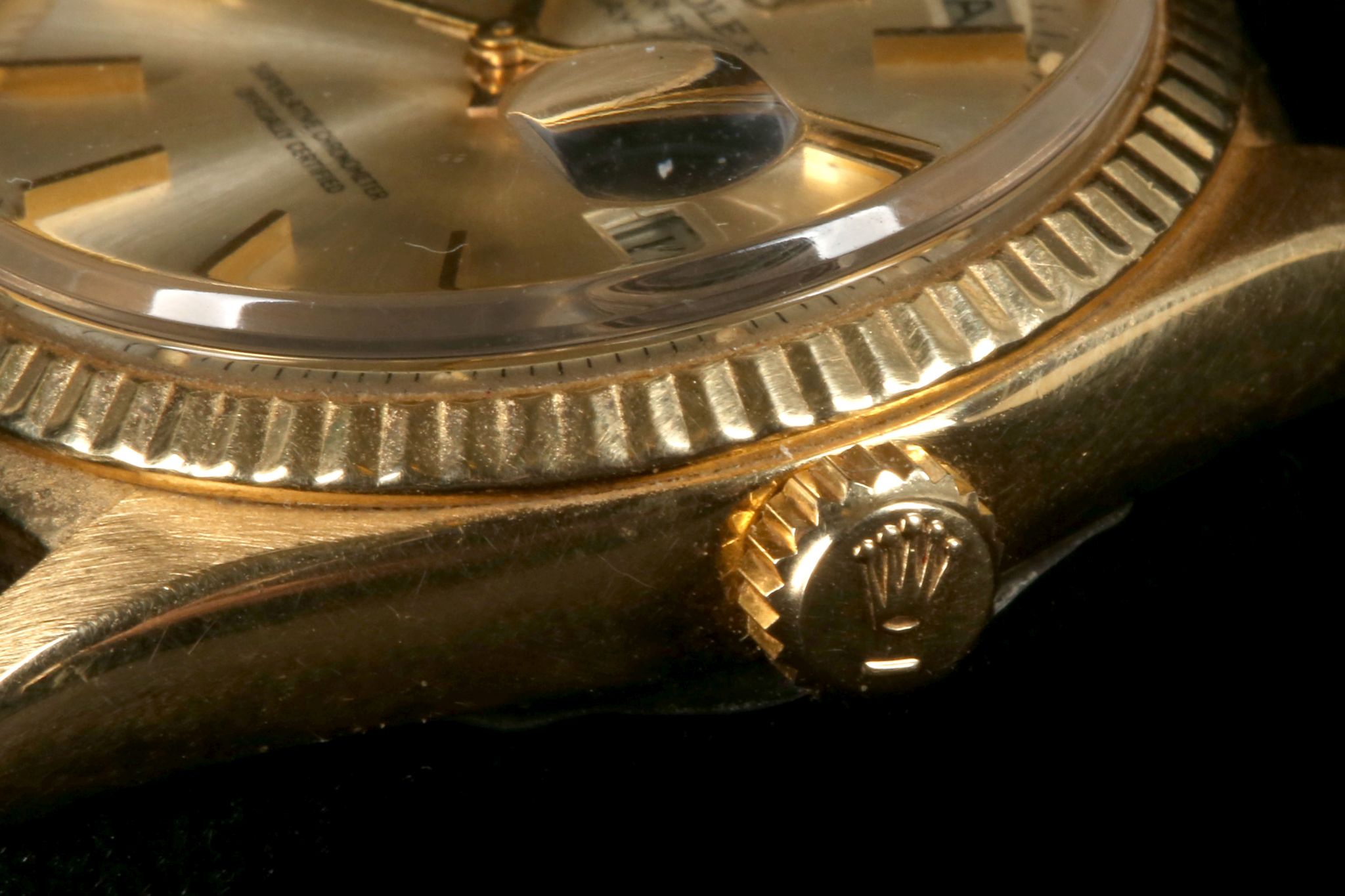 rolex day date on wrist