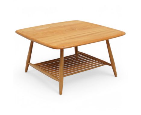 Lucian Ercolani for Ercol - elm and beech coffee table, model number 767Dimensions: Height:&nbsp;39cm&nbsp; Length/Width:&nbs
