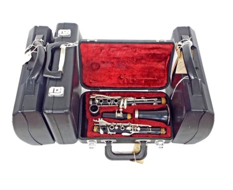*Two Buffet B10 clarinets; together with a Yamaha clarinet and an oboe, all cased (at fault) (4)