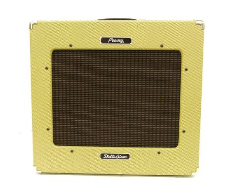 Peavey Delta Blues guitar amplifier, made in USA, ser. no. 50445274, appears to be in working order, dust cover