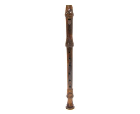 Kung recorder, within original canvas bag, length 470mm