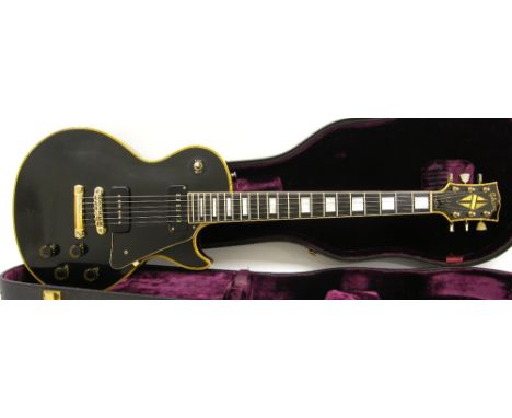 1972 Gibson Les Paul Custom '54 Reissue electric guitar, made in USA, ser. no. LE774344, black finish with a few minor imperf