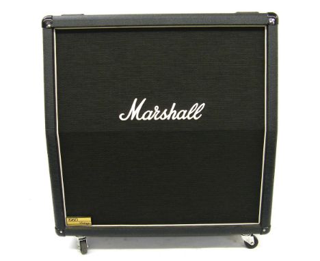 Marshall 1960 vintage angled 4x12 amplifier cabinet, with heavy duty cover