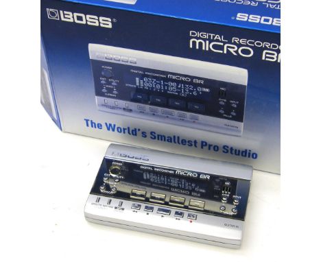 Boss Micro BR digital recorder, boxed