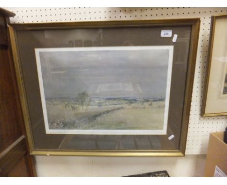 AFTER LIONEL EDWARDS "The York and Ainsty ...", hunting scene, colour print, signed in pencil bottom left