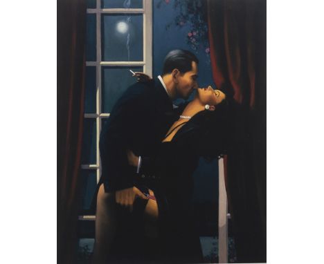 * JACK VETTRIANO OBE (SCOTTISH b 1951), NIGHT GEOMETRY limited edition silkscreen print, signed and numbered 77/195 in pencil