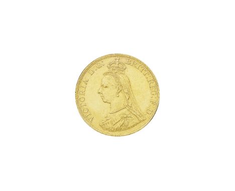 Victoria, 1837-1901,Five Pounds, 1887, Jubilee bust left, R.St.George and the dragon, date in exergue (S.3864).  Some light c