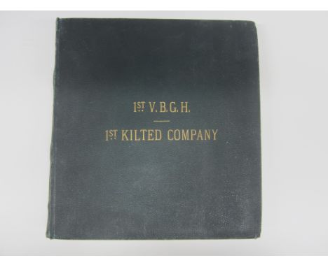 The 1st Volunteer Battalion Gordon Highlander, 1st Kilted Company,the original enlistment book dating from December 1895 unti
