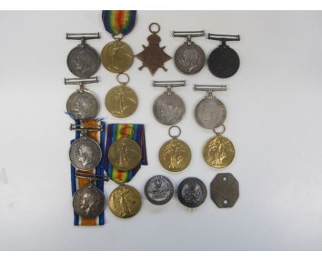 World War One Medals,British War and Victory Medal Pairs (7060Pte.H.Collinge. L'Pool R.; 94691 Spr.T.H.Roll. R.E.; 173263 Gnr