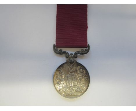 Army Long Service and Good Conduct,V.R. impressed (Garr: Sergt Maj:G.Church. Staff).  Lightly toned, extremely fine. (1)Footn