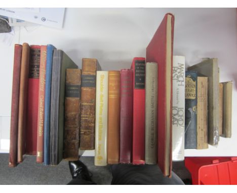 Military Reference Books,a selection to include the Monthly Army List April 1885. March past A Memoir by Lord Lovat, 1978, 39