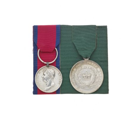 Waterloo 1815,with steel clip and a later ring suspension (Serj. Angus Cameron, 1st. Bat. 92nd Highlanders.). With a Caledoni