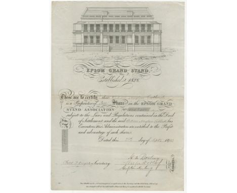 Great Britain,Normal Powder &amp; Ammunition Co. Ltd., share certificate, 1898, attractive vignette of coat of arms, with sol