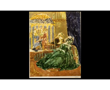 Walter Richard Sickert (British 1860-1942) - a scene from a stage play (possibly after Kenny Meadows) limited edition lithogr
