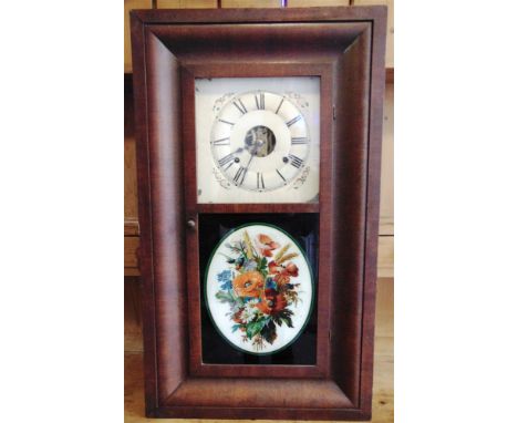 AN AMERICAN WALL CLOCK  paper label to interior for Seth Thomas