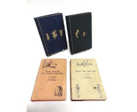 [CHILDRENS]  Milne, A.A. Now We Are Six, first edition, Methuen, London, 1927, crimson cloth gilt, dustjacket, top edges gilt