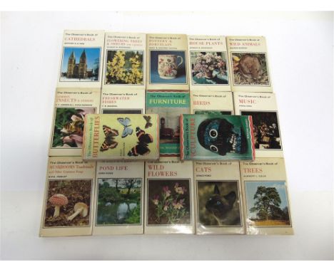 [MISCELLANEOUS]. OBSERVER BOOKS  Seventeen titles from the series, including Cathedrals, first edition, Warne, London, 1972; 