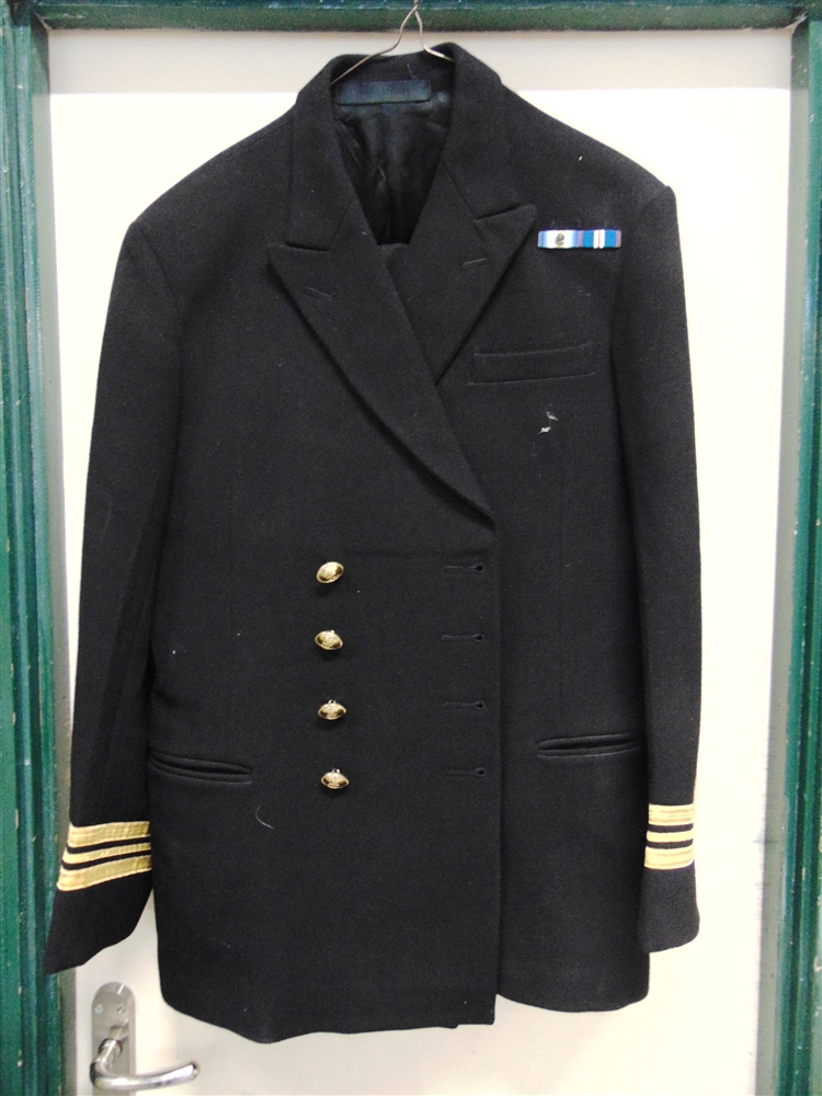 A BRITISH ROYAL NAVY LIEUTENANT COMMANDER'S UNIFORM later 20th century ...