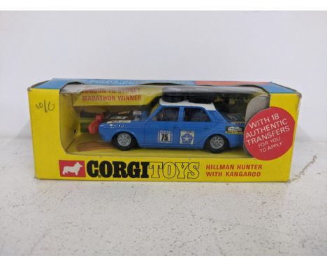 Corgi Toys 302 Hillman Hunter - London to Sydney Marathon Winner, boxed (completeness not guaranteed) Location: CAB 1If there