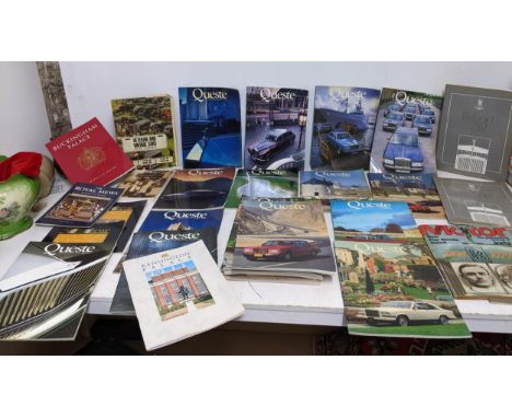 Rolls Royce motor car interest, a selection of vintage Queste magazines, nos 1-20 complete with additional special editions, 