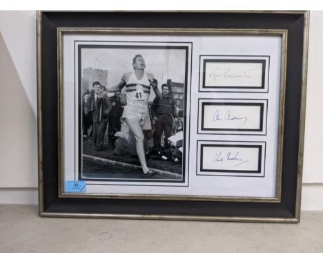Roger Bannister became the first athlete to finish the mile run in under four minutes on 6th May 1954 in Oxford with Chris Ch