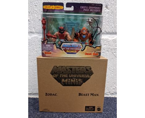A Mattel - Masters of the Universe, boxed mini Zodac and Beast Man setLocation 11-1If there is no condition report shown, ple