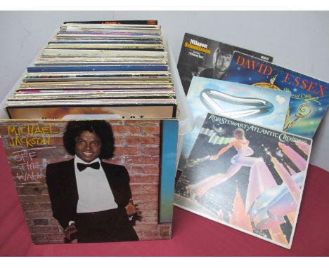 A Large Collection of Over 100 LPs Mainly from The 1970's, with some earlier titles, artists include Michael Jackson, David E