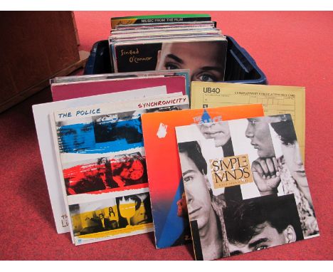 Sixty LPs From The 1980's, whose artists include Michael Jackson, UB40, U2, Simple Minds, The Police, Pet Shop Boys, OMD, Sin