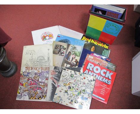 One Box of Mainly Rock Orientated L.P.'s, highlights include Led Zeppelin - III (Atlantic 2401002) 1st pressing, The Rolling 