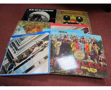 Seventeen LPs From the 1960's, that include The Hollies- Hollies Greatest (Parlophone PMC 7057), Manfred Mann - Mann Made Hit