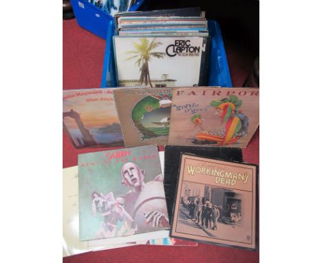 Thirty Seven L.P's, to include Fairport - Gottle O' Geer, Barclays James Harvest - Gone to Earth, Grateful Dead - Workingmans