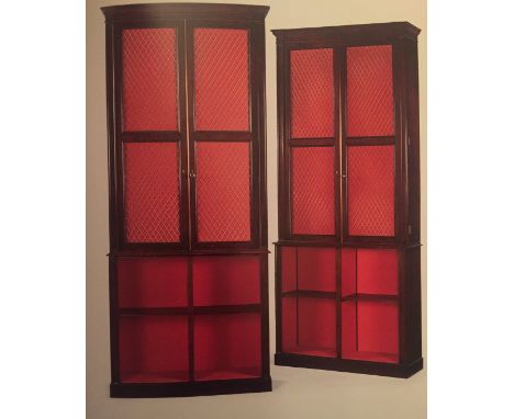 A fine pair of Regency oak bookcases of outstanding provenance, of early 19thC construction and later adaptation, having been