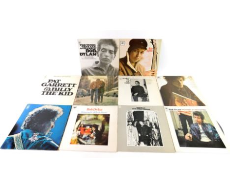 Bob Dylan LPs, comprising Pat Garrett and Billy The Kid, The Free Wheelin' Bob Dylan, More Bob Dylan Greatest Hits, Bringing 