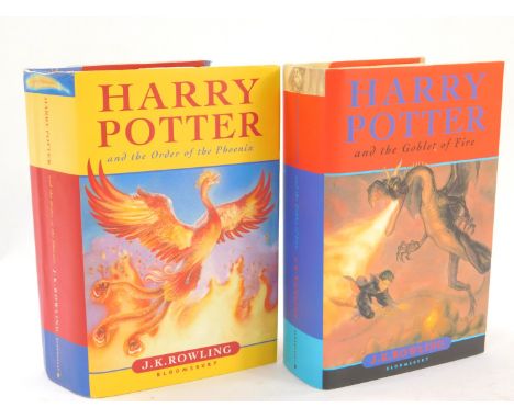 Rolling (J.K). Harry Potter and the Goblet of Fire, first edition with printing errors, pages 503, 579, 594, hard cover, publ