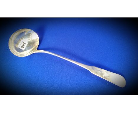 GEORGE III JAMES MCKAY SILVER LADLE EDINBURGH 1812 (c 5.9 OZS)