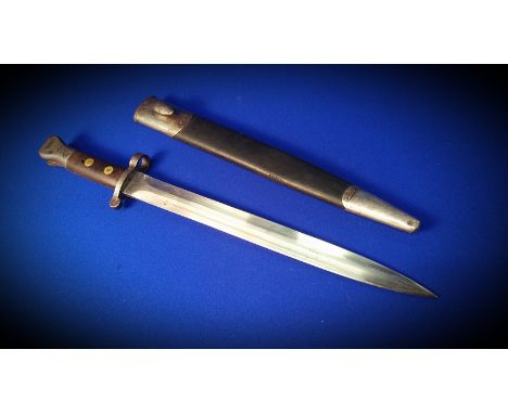 VICTORIAN WILKINSON SWORD METFORD ENFIELD BAYONET & SCABBARD