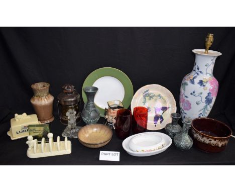 Ceramics - character jugs, Art glass, advertising items, tableware; etc