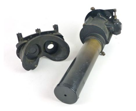 A Canadian Kodak gun sight telescope with original sights attachment in a part fitted box
