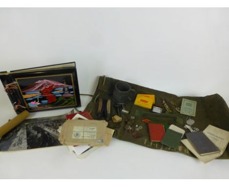 A large collection of various war ephemera items relating to Private C S Phipps and his time in Korea in the early 1950's, to