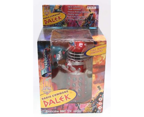 Product Enterprise Ltd Doctor Who radio controlled Dalek (red). model is still sealed in the original window packaging 